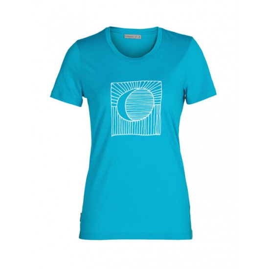 Women's Merino Tech Lite II Short Sleeve T-Shirt Nature’s Orb ✪ icebreaker Outlet