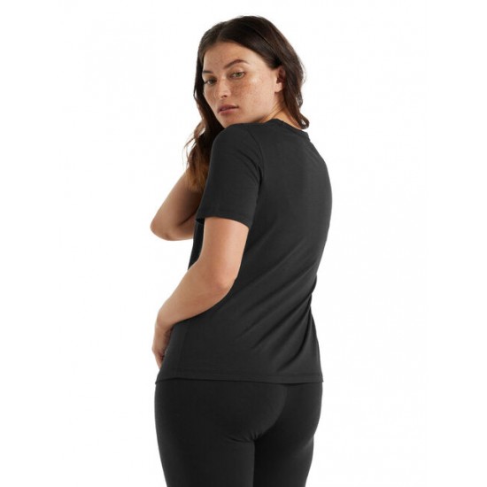 Women's Merino Central Short Sleeve T-Shirt Type Stack ✪ icebreaker Discount