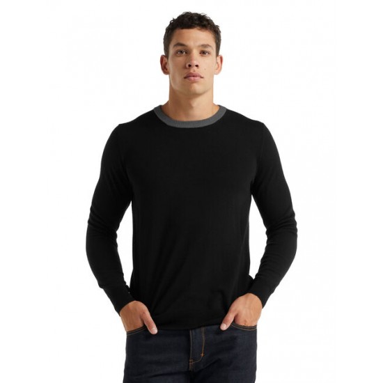 Men's Merino Shearer Crewe Sweater ✪ icebreaker Outlet