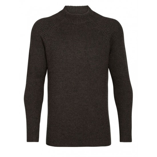 Men's Merino Hillock Funnel Neck Sweater ✪ icebreaker Discount