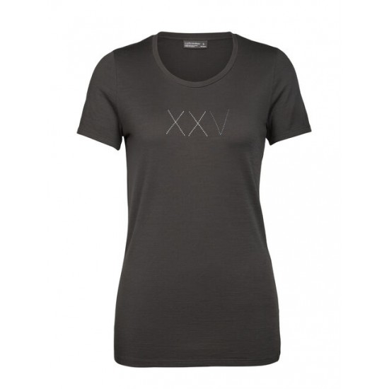 Women's Nature Dye Merino 200 Short Sleeve Crewe T-Shirt XXV ✪ icebreaker Outlet